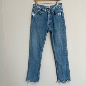 Acne Studios Van Indigo Fray Denim Pant 32/32
